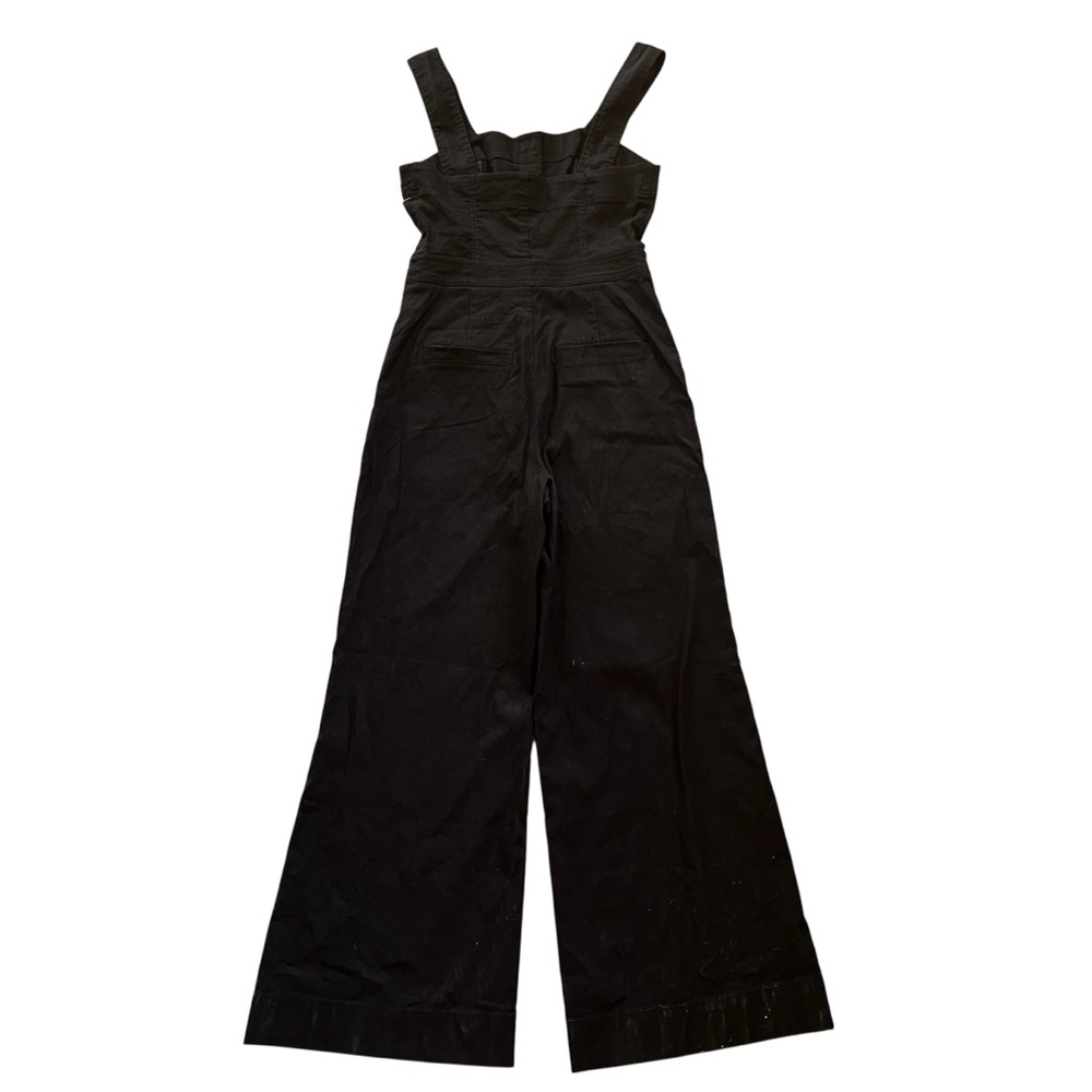 NWT Anthropologie Button-Front Jumpsuit by Maeve The Colette Size 6 EU 38 Black - Picture 10 of 10